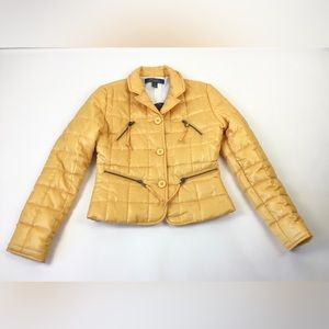 Millar Fillmore Yellow Puffer Jacket Size S